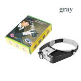 Head-Mounted Magnifier LED Illumination 1.5X 3X 8.5X 10X