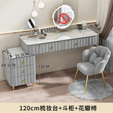 Luxury Nordic Dressing Table Mirror Chair Bedroom LED