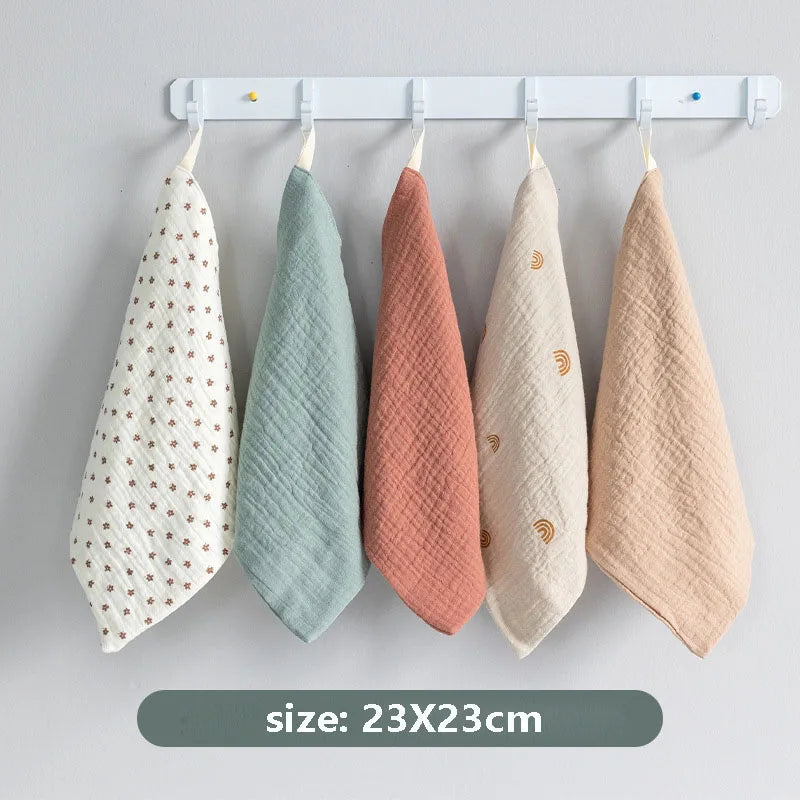 5PC Baby Towel New Born Items Stuff Muslin