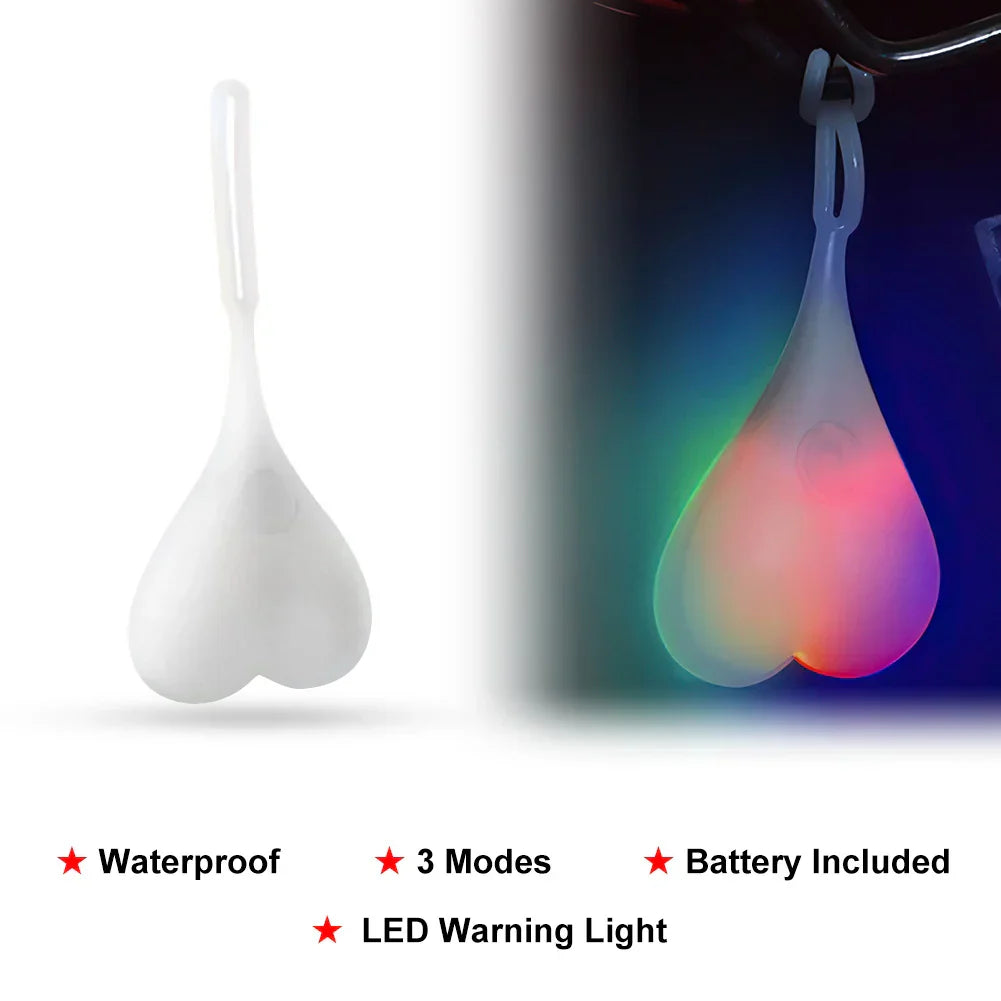 Bicycle Back Rear Tail LED Light Silicone Bike