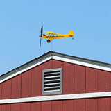 Creative Weather Vane Wind Direction Compass Pipe Airplane