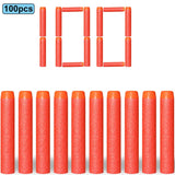 7.2cm 50/100pcs For Nerf Soft Bullets Darts Round