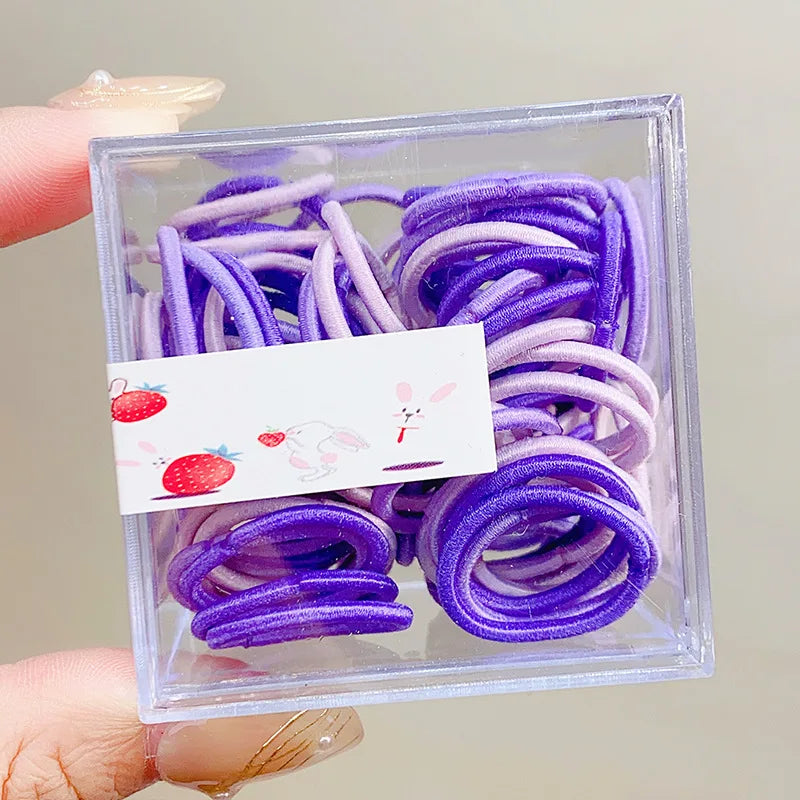 100pcs Colorful Rubber Bands In Summer Versatile Design