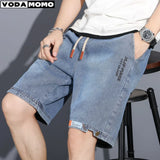 y2k Mens Loose Baggy Denim Short Men Jeans