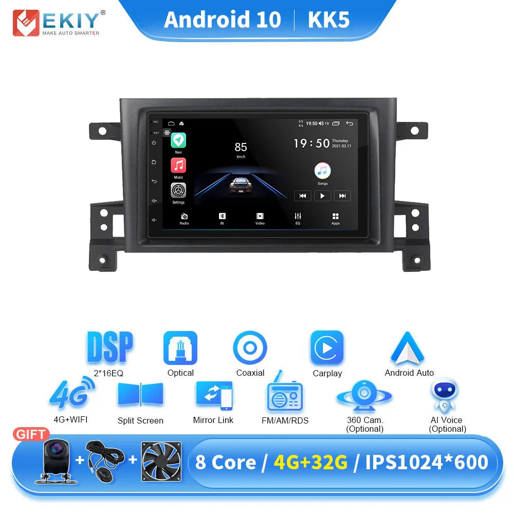 EKIY KK5 Car Radio Stereo For Suzuki Grand