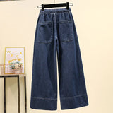 Plus Size 3XL 4XL 5XL Denim Pants For