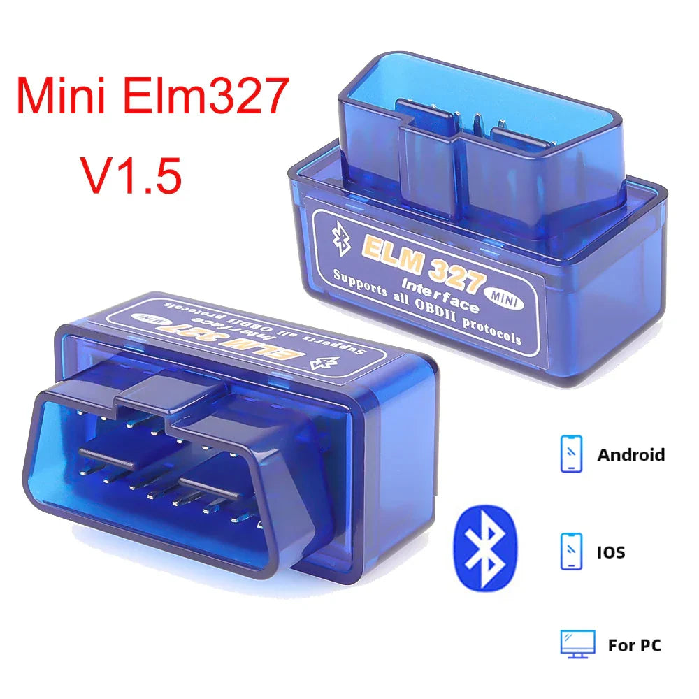 Newest ELM327 V1.5 OBD2 Scanner Bluetooth Mini ELM