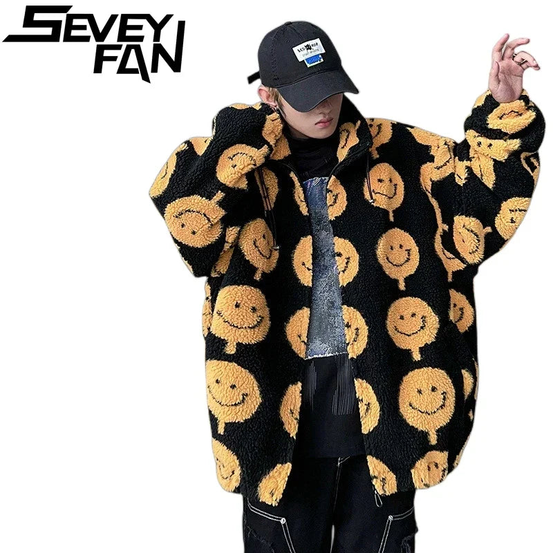 SEVEYFAN Men's Jacket Hip Hop Jackets Tie Dye