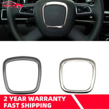 Chrome Car Steering Wheel Frame Replacement For Audi