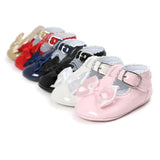 Meckior Baby Girls Shoes Classic Bowknot Rubber Sole