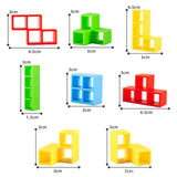 64PCS Dinosau Tetra Tower Fun Balance Stacking Building