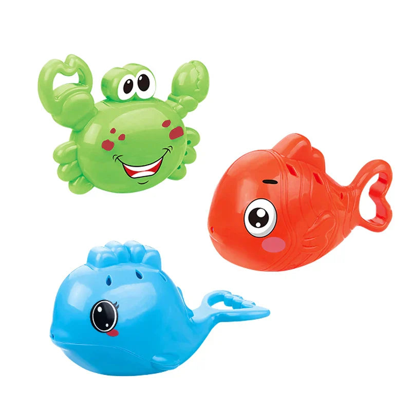 Bath Toys Fishing Games Fish Net Squirt Fishes