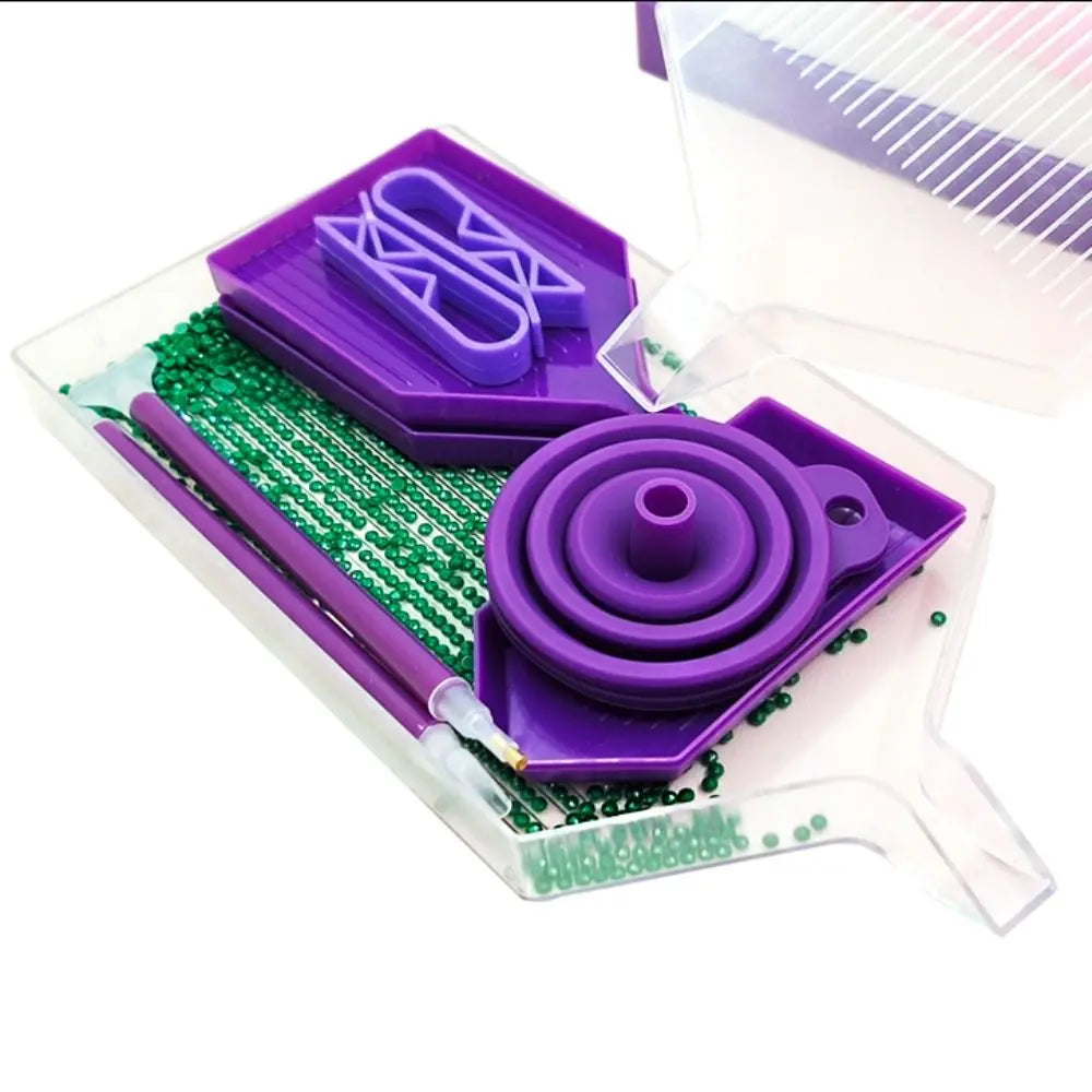 Large Capacity Diamond Painting Tray Plastic Drill Plate