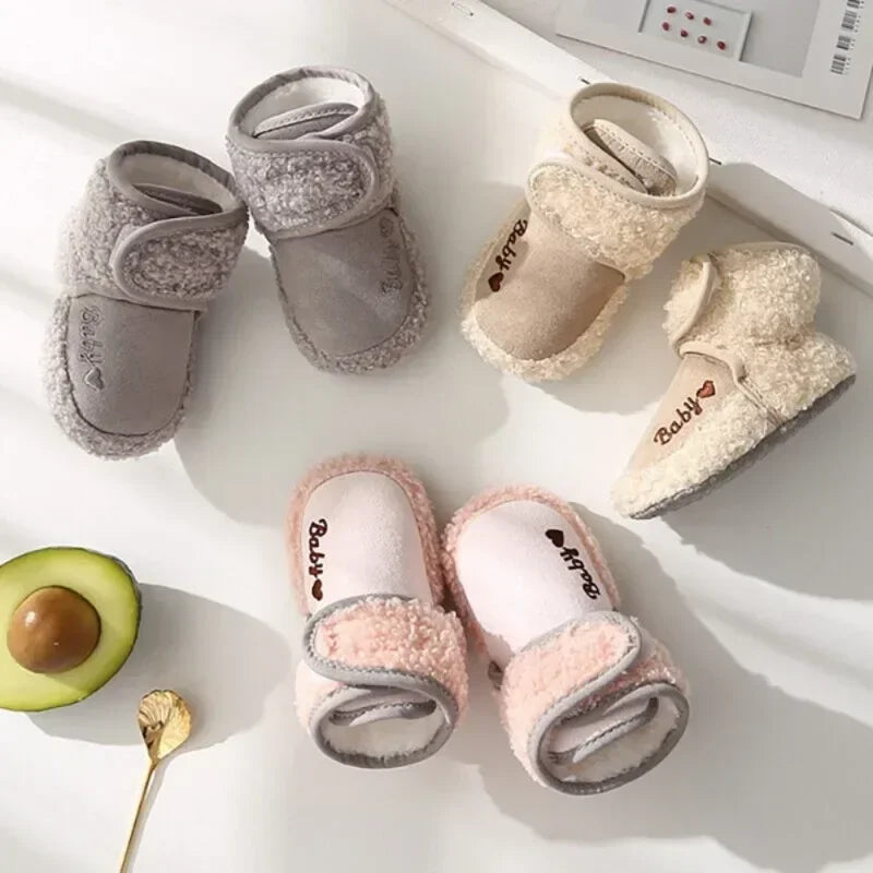 Warm Infant Toddler Crib Snow Boots Soft Comfortable