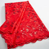 French Tulle Lace Fabric 2024 High Qulity African