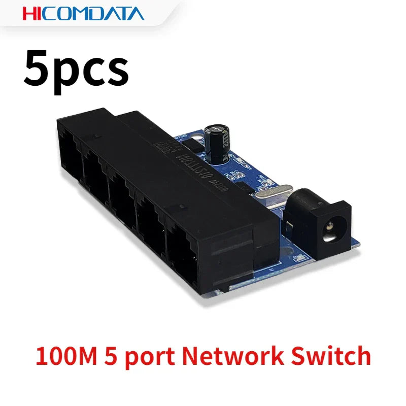 5pcs 1000M Mini 5 8 Port Desktop Switch