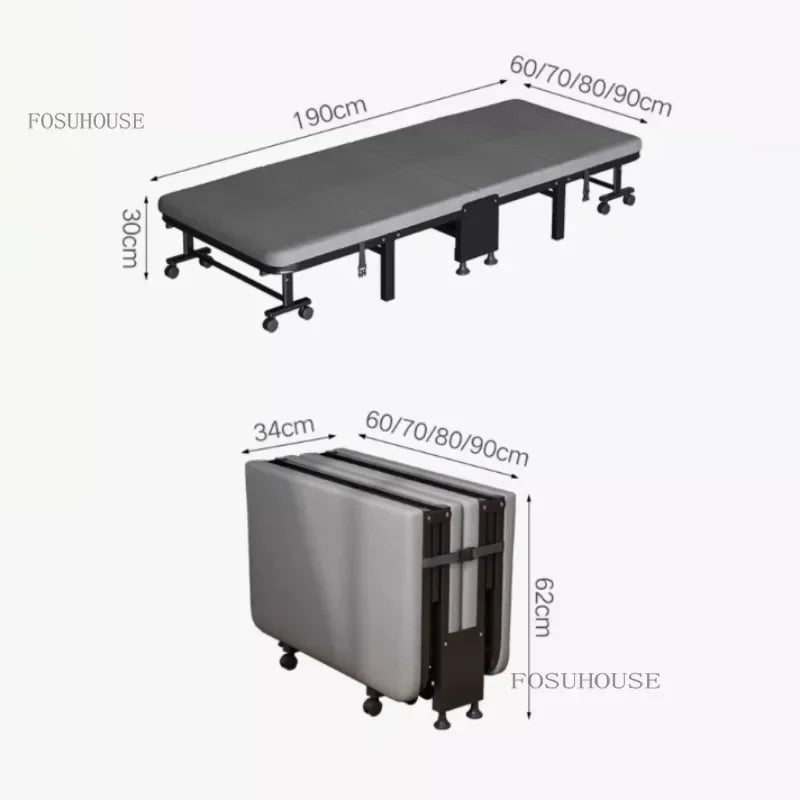 Folding Beds Office Lunch Break Single Bed Recliner