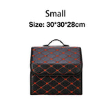 Car Storage Boxes Folding Auto Organizer Box PU