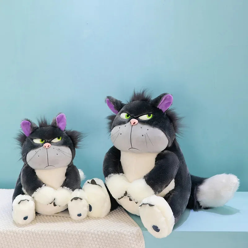 30-60cm Genuine Disney Lucifer Plush Toy Kawaii Stuffed