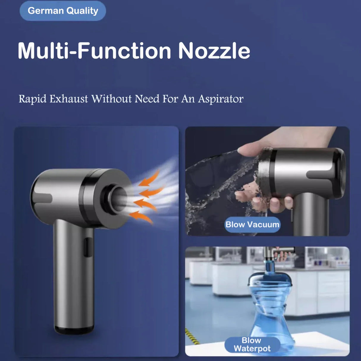 Small Rechargeable Wireless Air Duster Powerful wetdry Vacuum