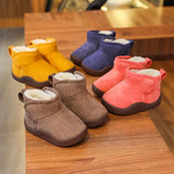 Toddler Boys Snow Boots Warm Plush Outdoor Shoes