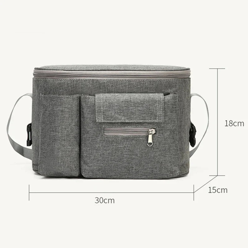 Baby Stroller Bag Organizer Bottle Cup Holder Diaper