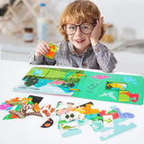 Montessori Quiet Book Repeated Paste Reading Children Toy