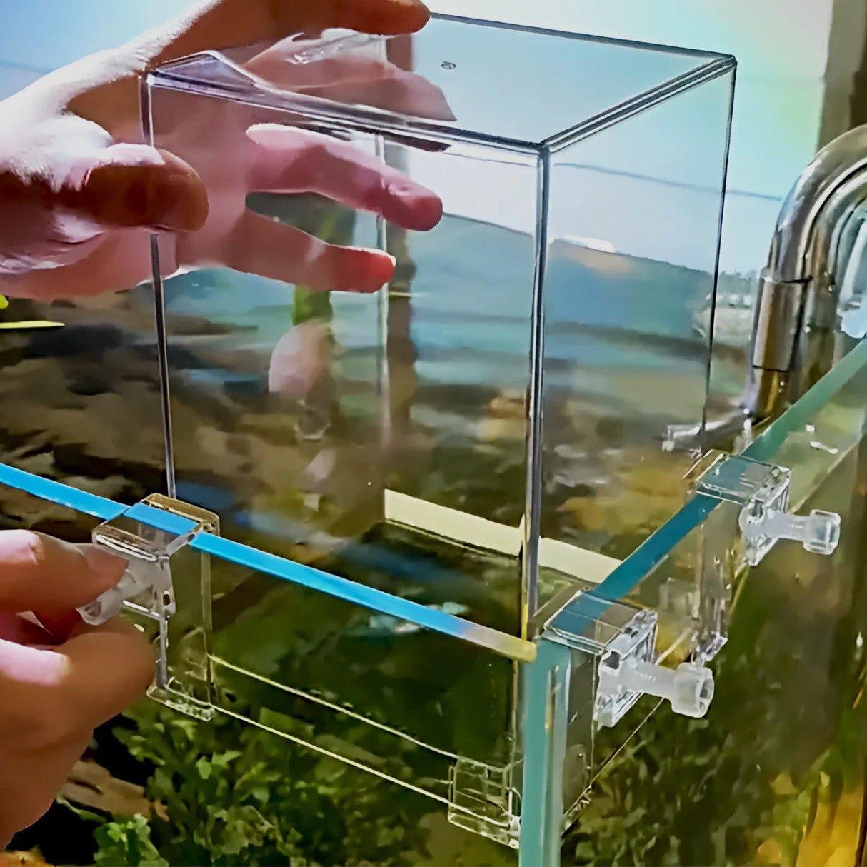 Negative Pressure Fish Tank Suspended Fish Elevator Fish