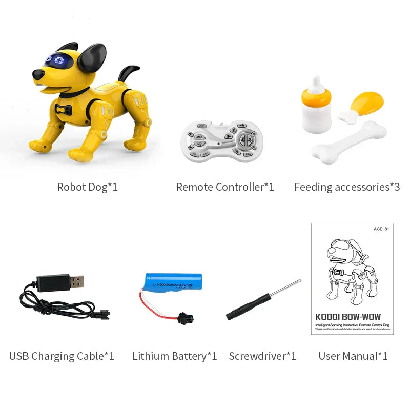 Funny RC Robot Electronic Dog Stunt Dog Voice