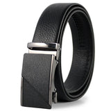 Men Belts Automatic Buckle Belt Genune Leather Authentic