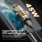 Toocki 45W USB Type C Car Charger Fast