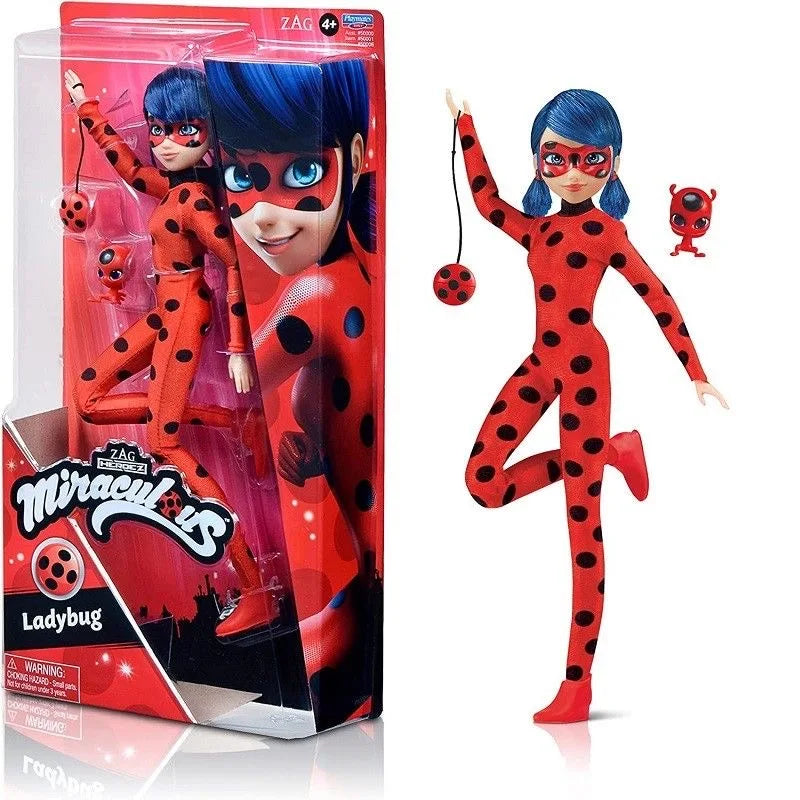 Miraculous 28cm Anime Figure Ladybug Marinette Rena Rouge