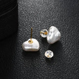 Baroque Natural Freshwater Pearls Square Shape and Multiple