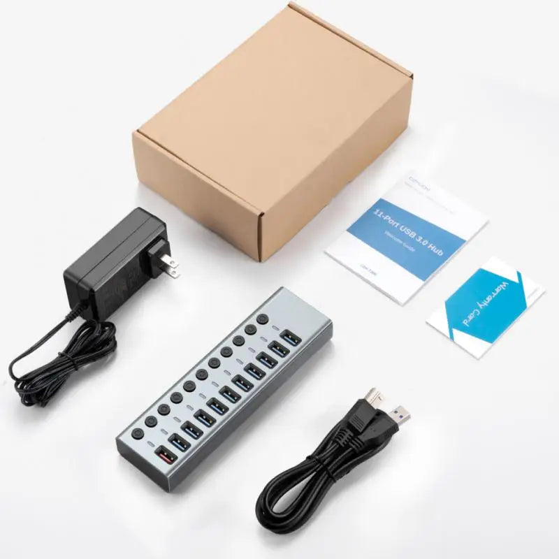 HUB 3.0 External Power Adapter 5/8/11 Ports USB