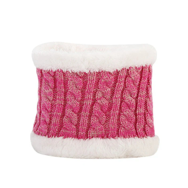 AvoDovA3PCS Children s Winter Double Ball Knitted Hat