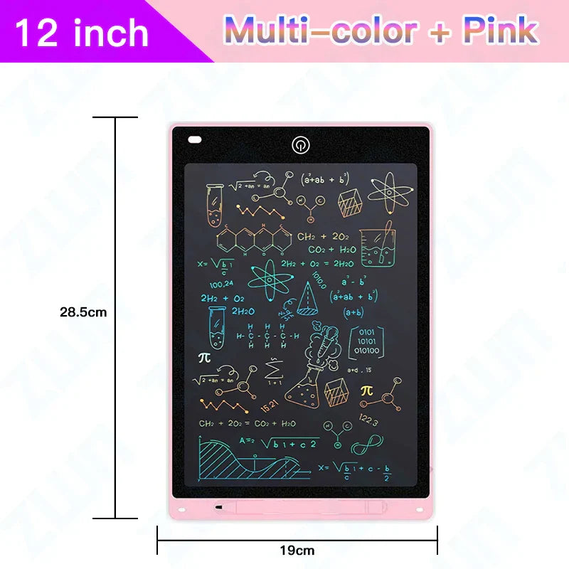 6.5/8.5/10/12/16/19In LCD Drawing Board Writing Tablet Digit Magic