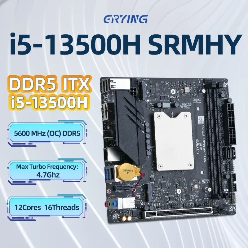 ERYING DIY ITX Desktop Motherboard Set with Onboard