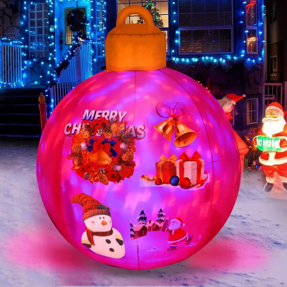 Christmas Inflatable Balls Decorations Blow Ups Christmas Ornament