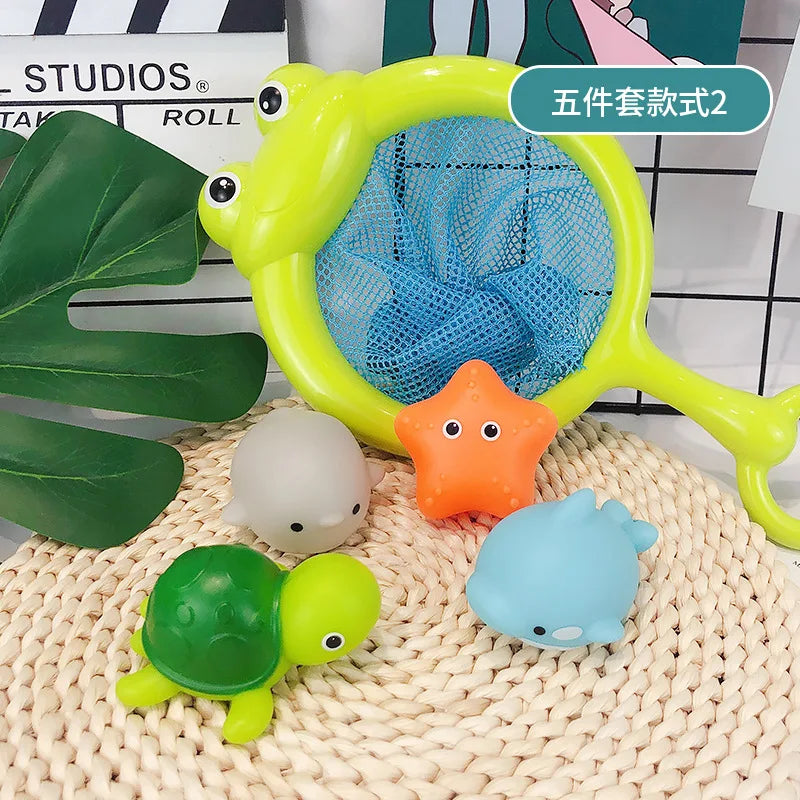 Children's bath toys Induction water play light-up animal