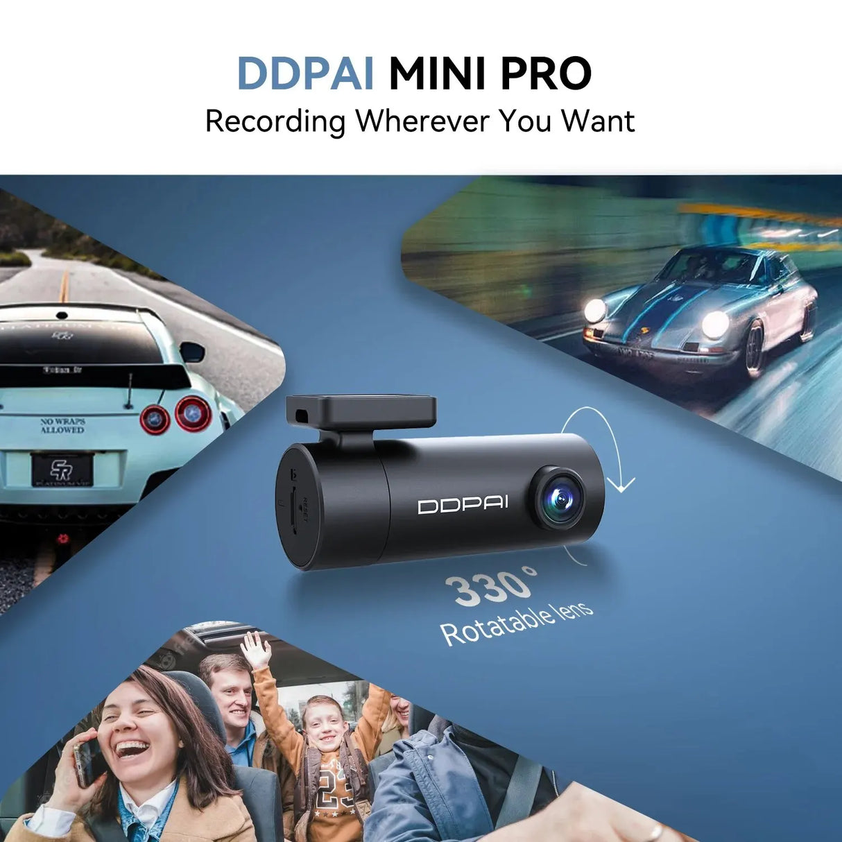 DDPAI Dash Cam Mini Pro 1296P Ultra HD