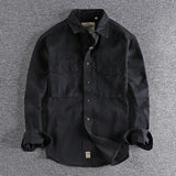 Cargo Shirt For Men Long Sleeve Premium Cotton