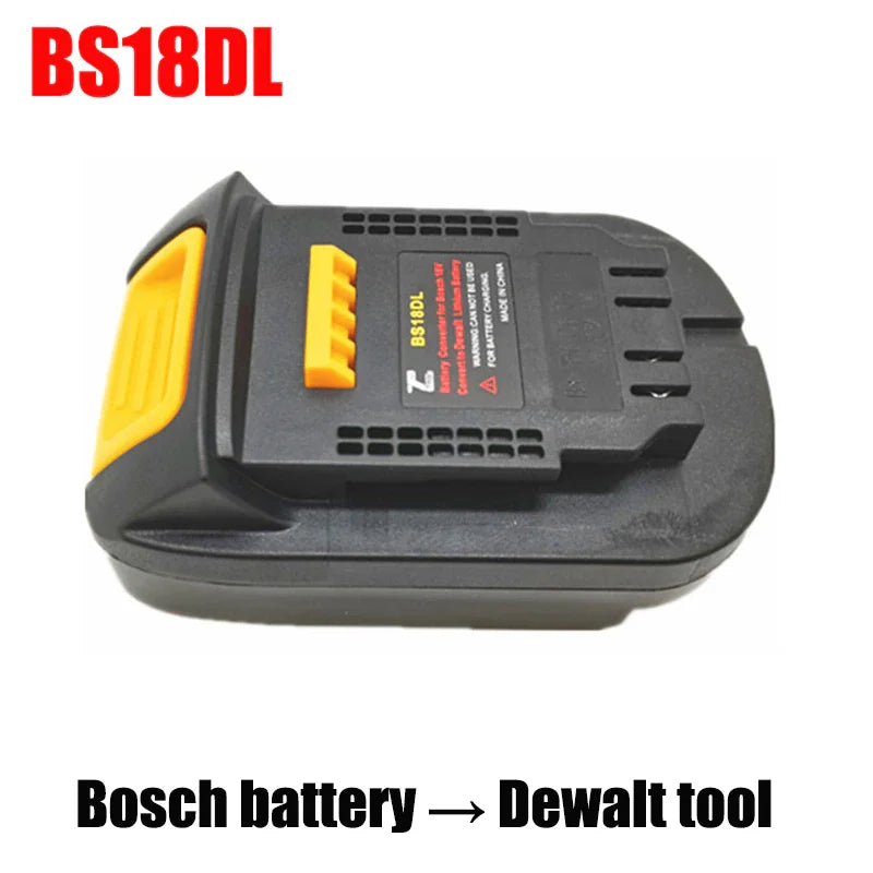 BS18DL MIL18DL Battery Adapter Converter for MakitaBoschMilwaukee 18V