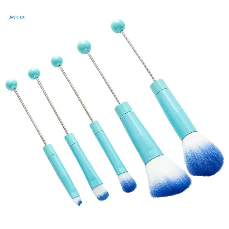 5pcs Jewelry Beaded DIY Eye Brush Detachable Beads
