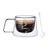 2023 New Simplicity Glass Cup Coffee Drinkware Insulation