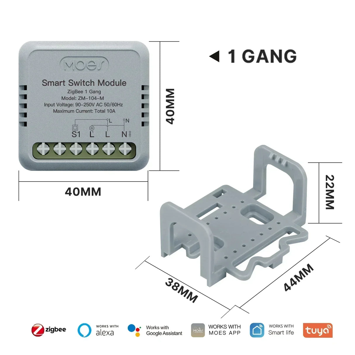 MOES Star Ring Series Mini Tuya WiFi/Zigbee Smart