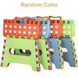Folding Stool Lightweight Durable Plastic Stool With Handle