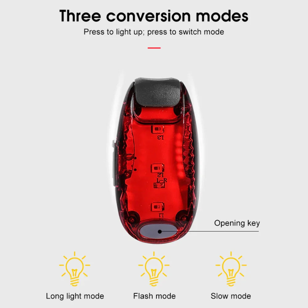 Bicycle Back Rear Tail LED Light Silicone Bike