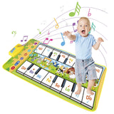 Kids Musical Piano Mat Duet Keyboard Play Mat