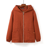 Womens Plus Size Zipper Jacket Autumn Casual Clothing