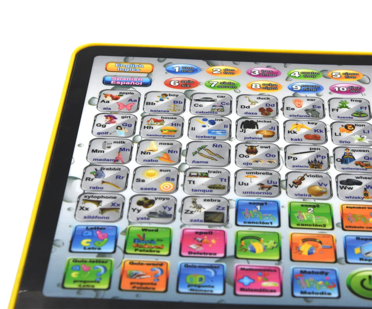 Spanish English Mini Tablet Learning Computer for Children
